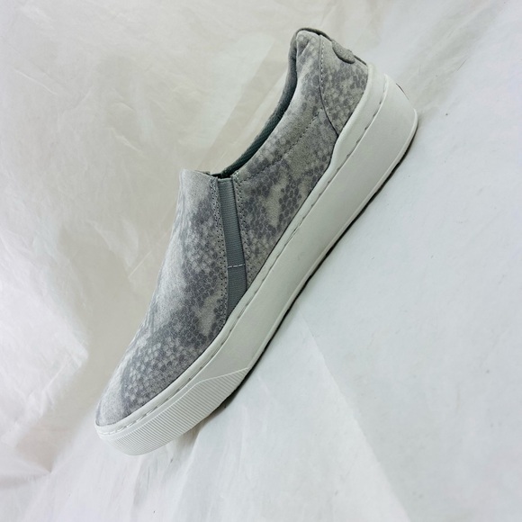 Dr Scholls Loafer Shoes Memory Foam Be You Gray Faux Suede Slip-on Women’s 10 M - Picture 4 of 13